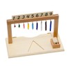 Montessori Hanger for Color Bead Stairs with Beads