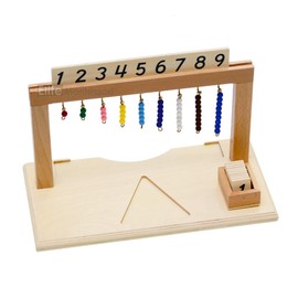 Montessori Hanger for Color Bead Stairs with Beads