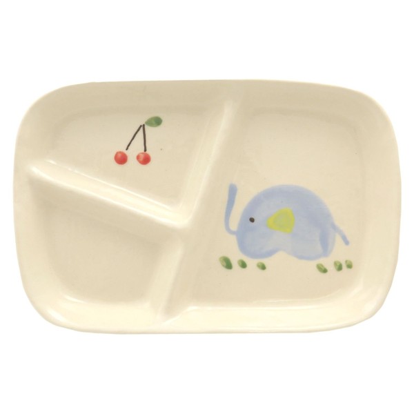 Seto Ware Animal Lunch Plate Elephant