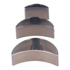 3PCS Cutting Die Set Alloy Steel Curved Moon Shape Hollow