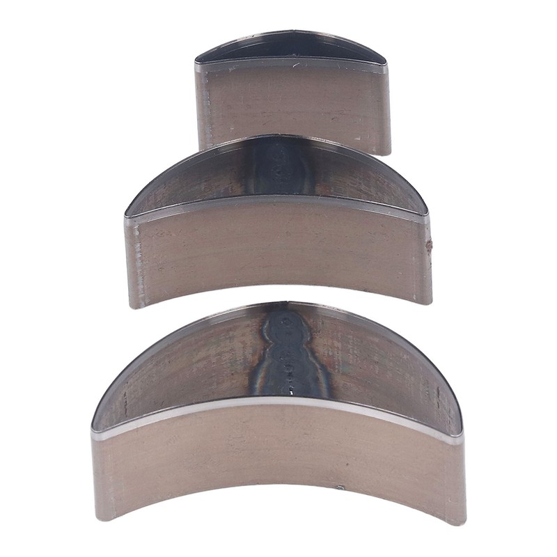 3PCS Cutting Die Set Alloy Steel Curved Moon Shape Hollow