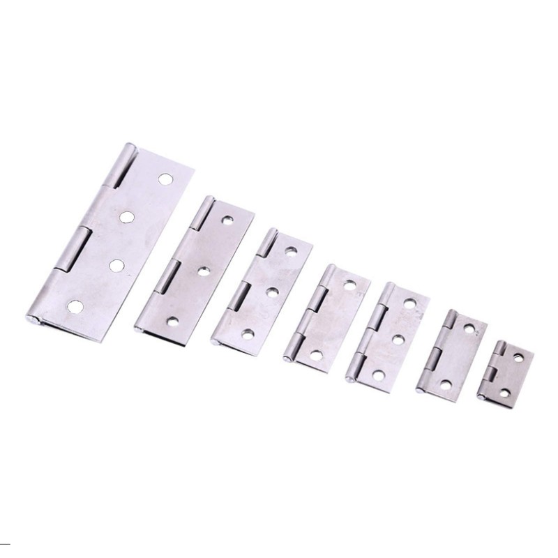 20 Pcs 25mm x 24mm Stainless Steel Hinges 4 Holes