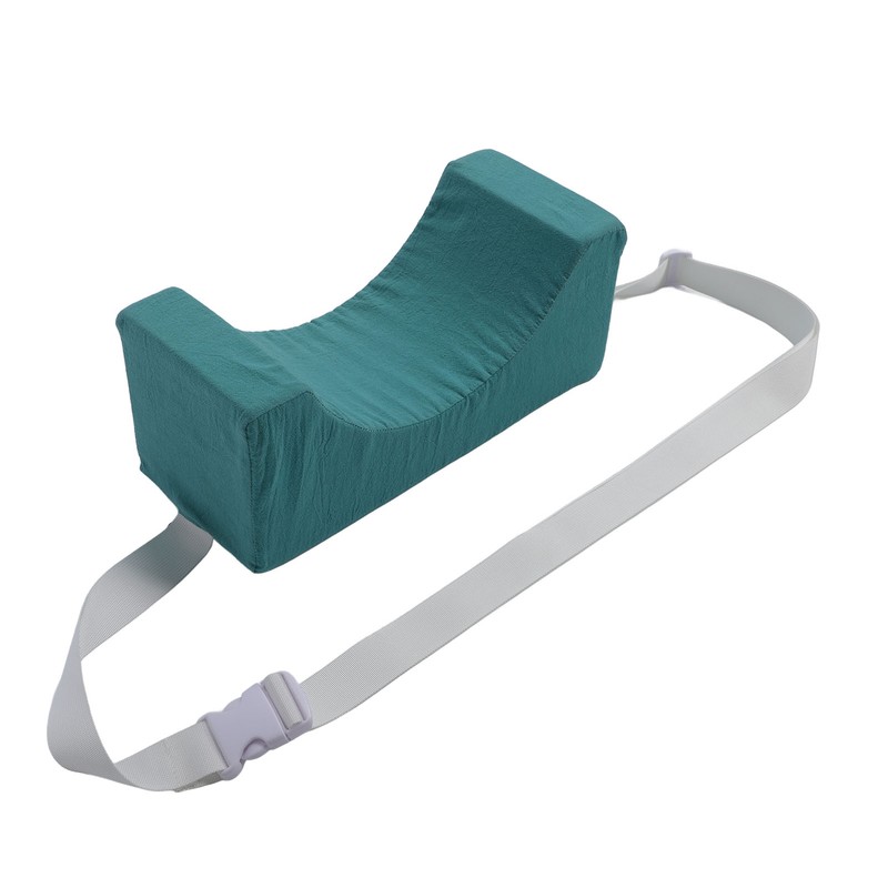 Head Positioner Pillow Green Cotton Cloth Comfortable Breathable Adjustable Neck