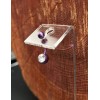 Flexi Stainless Steel Purple Belly Button Ring 15 Gauge Flexi