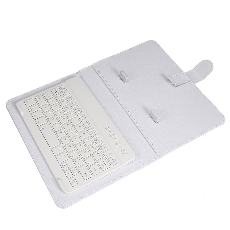 Universal Wireless Bluetooth Keyboard Flip Case Cover with Stand for