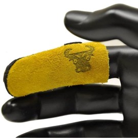G & F Products 8128XL Cowhide Leather Guard, Finger Protection, X-Large, Xlarge, Tan Tan Tan Brown/Tan