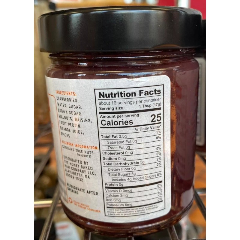 Honey Baked Ham Cranberry Walnut Chutney Sauce