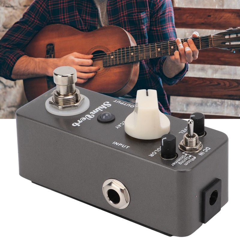 Electric Guitar Effect Pedal ShimVerb Reverb 3 Modes MRV1 Single