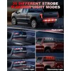 LUMENIX 49" Inch Strobe Light Strips, Back Window | Tailgate