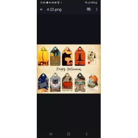 jamies junk journals Vintage Inspired Black Cat Tags Junk Journal Scrapbook PICK ONE