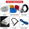 PSLER Universal Winch Rope Protector, Winch Cable Cover Protective Sleeve