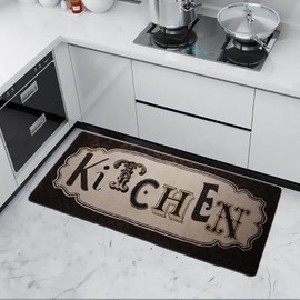 Kitchen Rug, Non-Slip Kitchen Floor Mat Waterproof Laundry Room Rug Entry Rug 59''×20''