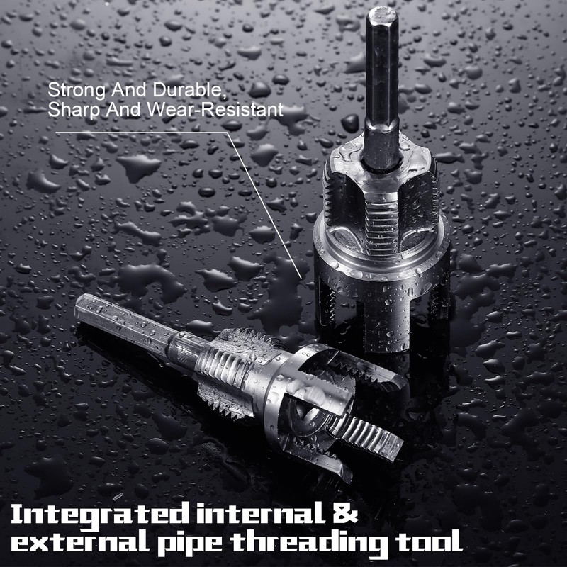 Otoolling Pipe Thread Cutting Tool Integrated Internal & External Pipe