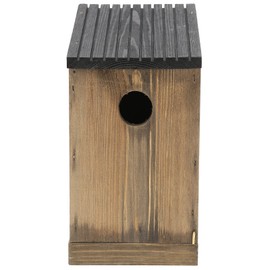 Wooden Pet Bird Nests House Nesting Box Birdhouse Accessories for Garden Ornaments