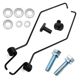 SYOWADA Snowmobile Ice Snow Scratchers Kit Replacement for Polaris Arctic, Cat Ski, Doo, Yamaha Spring Steel with Mounts Cool Snow Ice Scratchers Replace# 4E565768