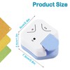 YUENTOEN 3-in-1 Paper Corner Rounder, Corner Hole Punch 4mm/R5mm/R10mm, Round