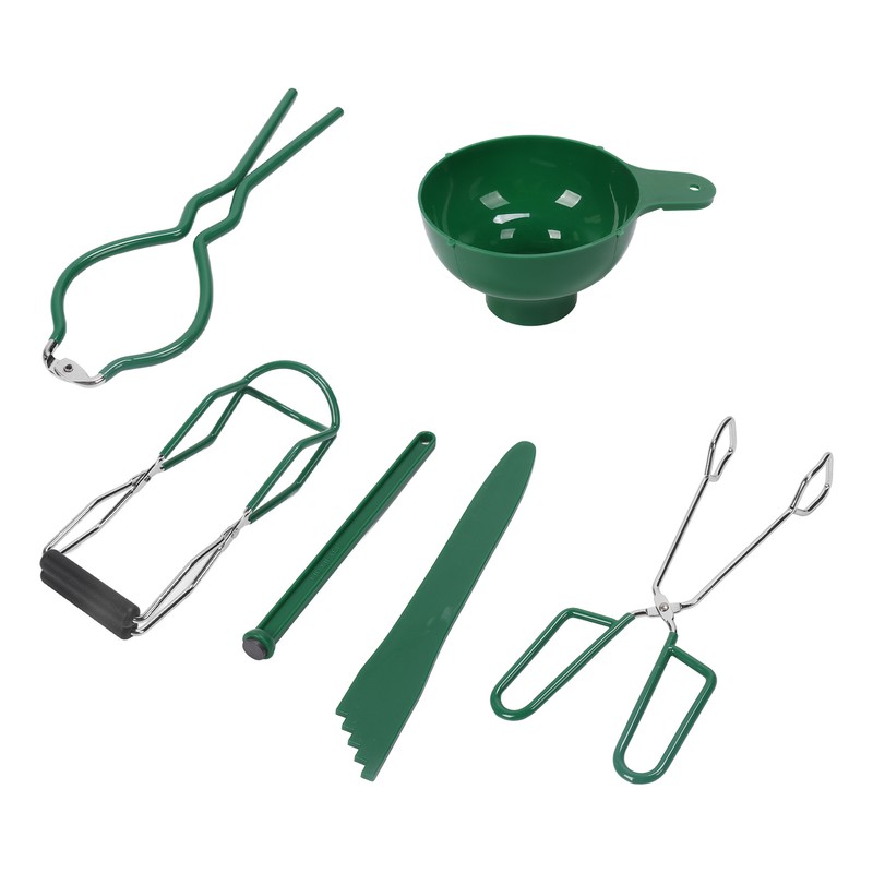 6 Pcs Canning Kit Canning Funnel Tong Bubble Popper Jar
