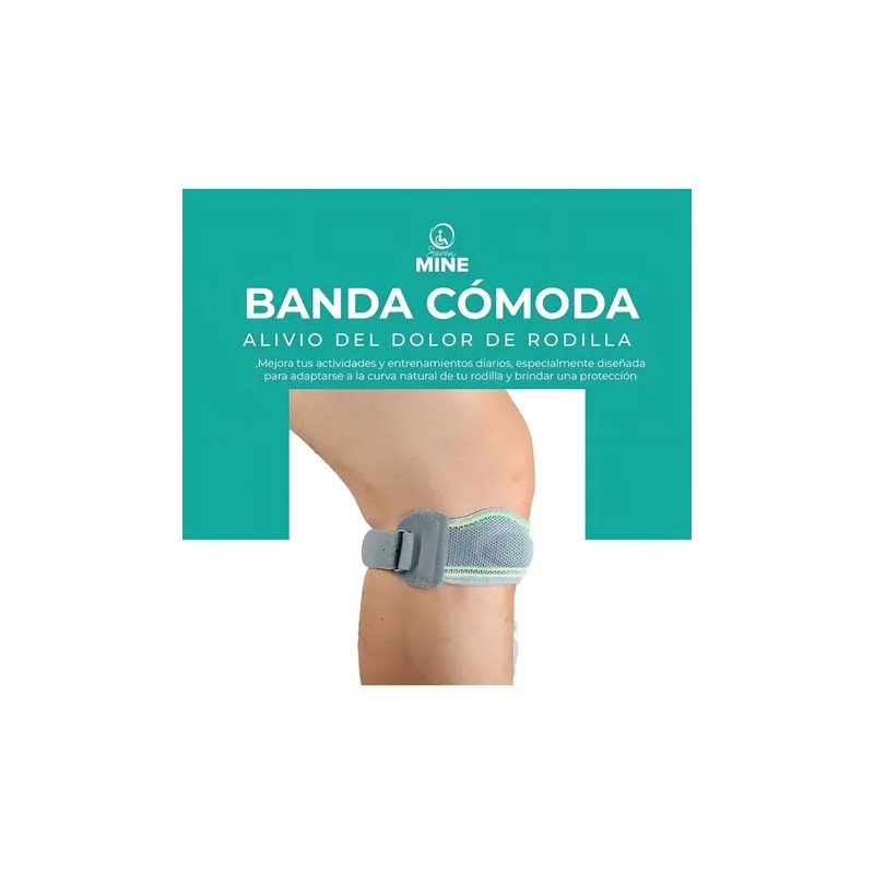 Banda Rotuliana Silicona Patelar Seven Mine Deportiva Neopreno