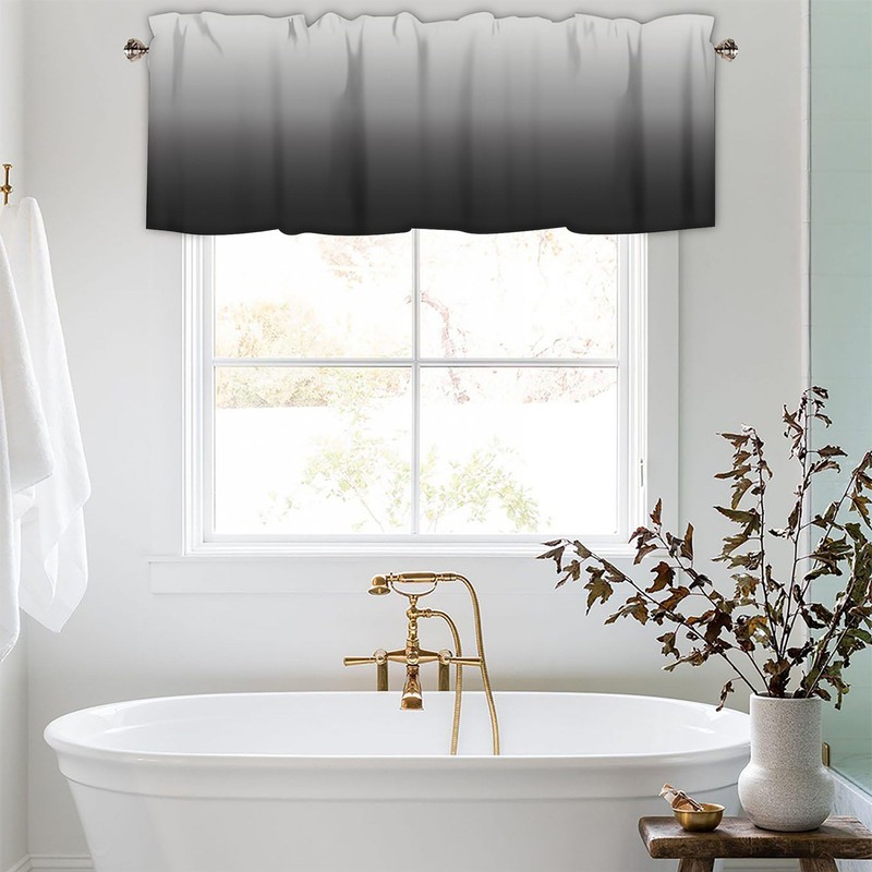 Cliduli Decoration Valance for Windows,Creative Window Treatments 1 Panel Short