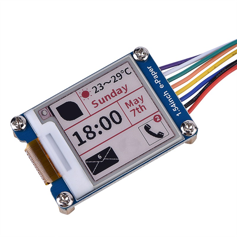 1.54inch e paper Module (B) 200 x 200 E ink