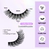 Mink Lashes False Eyelashes Natural Wispy Lashes D Curl Soft
