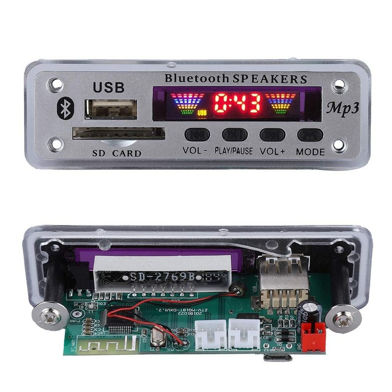 Fosa DC 5V / 12V Bluetooth 5.0 Tarjeta de decodificación