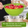 2 Plastic Colander – BPA-Free Kitchen Sieve with Handles for