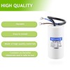 BOJACK 70 uF 450V AC 70 MFD CBB60 Wire Lead