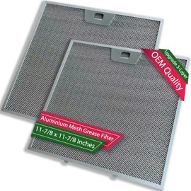 Range Hood Filter For GE JVW5301FJ1DS,JVW5301SJ1SS, JVW5301BJ1TS,JVW5301EJ1ES, JVW5301EJ2ES,UVW8304SP1SS(OEM Replacement) Approximately 11-7/8 x 11-7/8 Inches