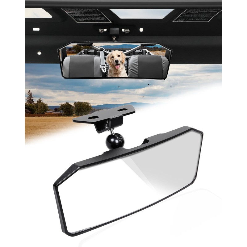 StarknightMT Rear View Mirror For UForce 1000 1000xl/Defender, Uforce Center