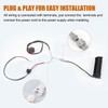 Motorcycle LED Light Bar & ON-Off Switch Headlight kit for