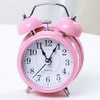 Danse Jupe 3" Twin Bell Loud Alarm Clock Round Backlight