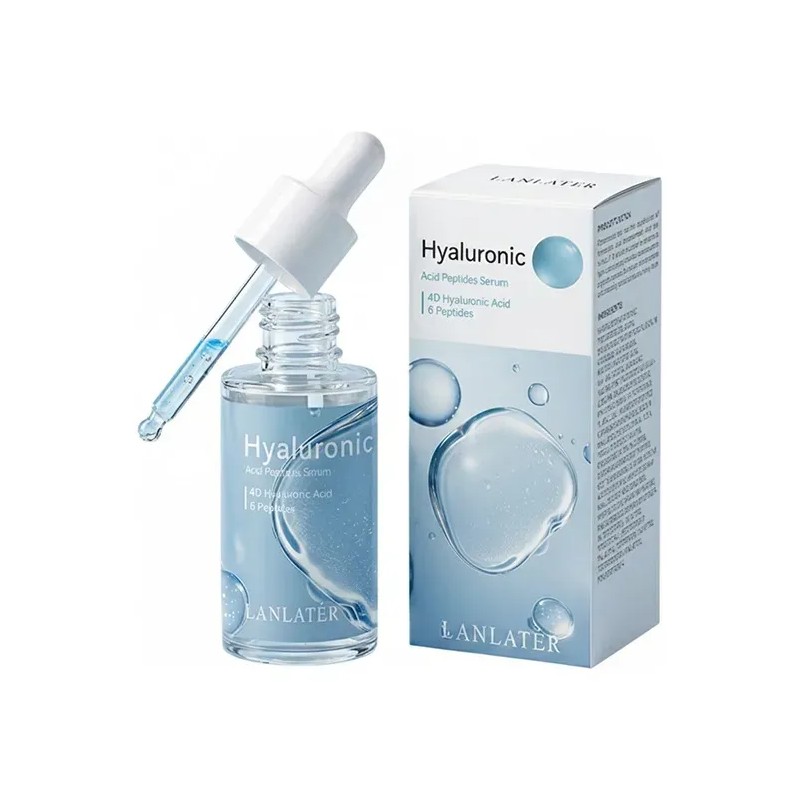 Sérum Hidratante Antiarrugas Ácido Hialurónico Péptidos