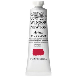 Winsor & Newton Artists' Oil Colour 37 ml Tube, Permanent Alizarin Crimson (468) (Series 4)