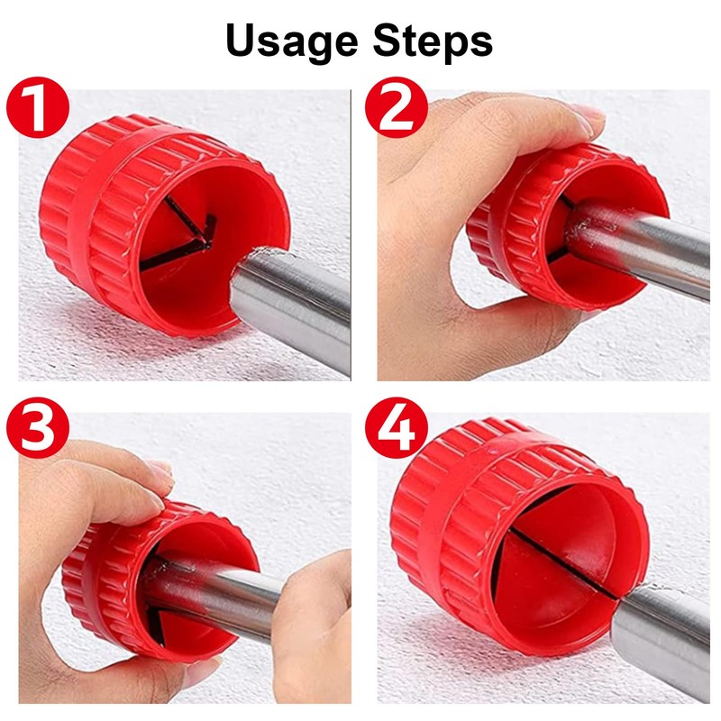 lcyen Universal Copper Pipe Reamer Deburring Tool,Acrylic Tubing Chamfer Tool
