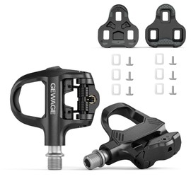 GEWAGE Click Pedals for Road Bikes, Adjustable Tension, Robust Composite Body, Compatible with Look KEO System, Includes Cleats and Mounting Hardware