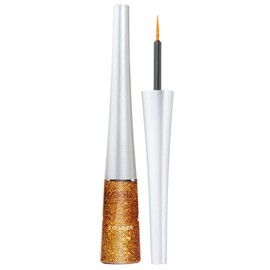 Glitter Eyeliner, Gold Liquid Glitter Eyeliner Long Lasting Metallic Shimmer Glitter Eyeliner Liquid Liners Quick Drying Liquid Sparkly Glitter Metallic Eyeliner Eye Glitter Makeup for Women（#7）