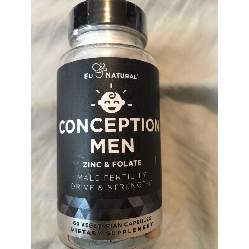 Eu Natural, CONCEPTION MEN, Zinc & Folate, 60 Veg Capsules