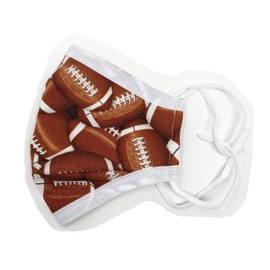 Maskara by BengC Footballs Packed ADULT Face Mask for Big Kids Teen Men Women Sports Fan
