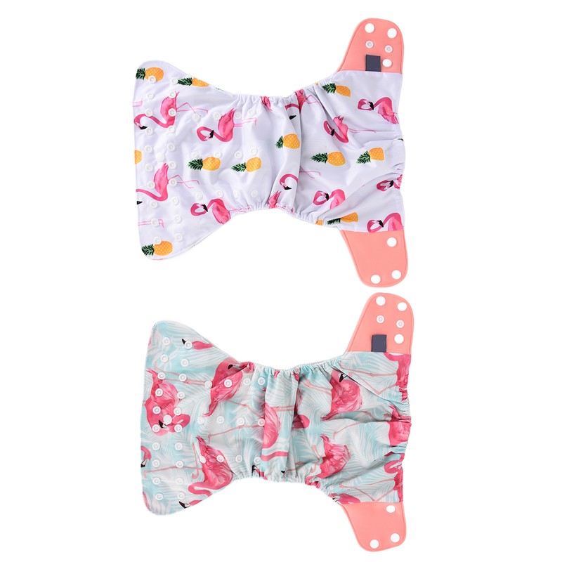 4 Pcs Baby Cloth Diapers Adjustable Washable Reusable Diapers for