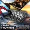 VENTUREBOARD XL Full-Size 10 Inches Magnetic Unique Chess Set Board