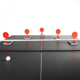 Table Tennis Training Aid Flip Paddle | Robot for Serve, Kickback and Placement Exercises | Ideal for Club Sports | Single Player or Group Training