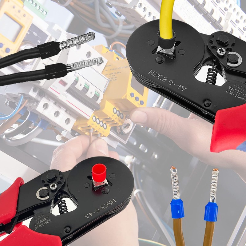 Socpuro Ferrule Crimping Tool, 0.25 - 10 mm², Crimping Pliers