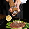 Wooden Salt and Pepper Grinder Set,2 Pcs Large 8 Inch