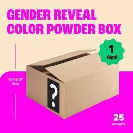 Chameleon Colors Blue Gender Reveal Powder - 25 lb Box - Vibrant Blue Color - Blue Powder for Gender Reveal - Easy Cleanup - Non-Toxic