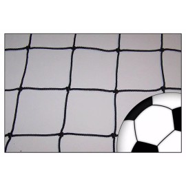 Goodwin Netting 21’x 10’ Soccer Heavy Duty Net Hard Impact Black Square  4" Mesh #36 Nylon Net