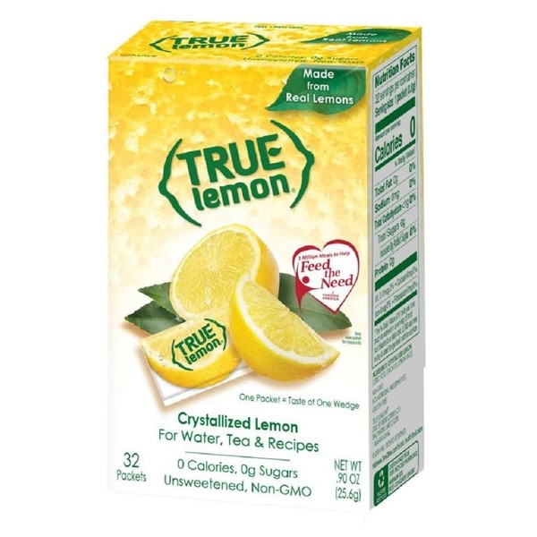True Lemon Crystallized Lemon, 0.03 Ounce (Pack of 192)