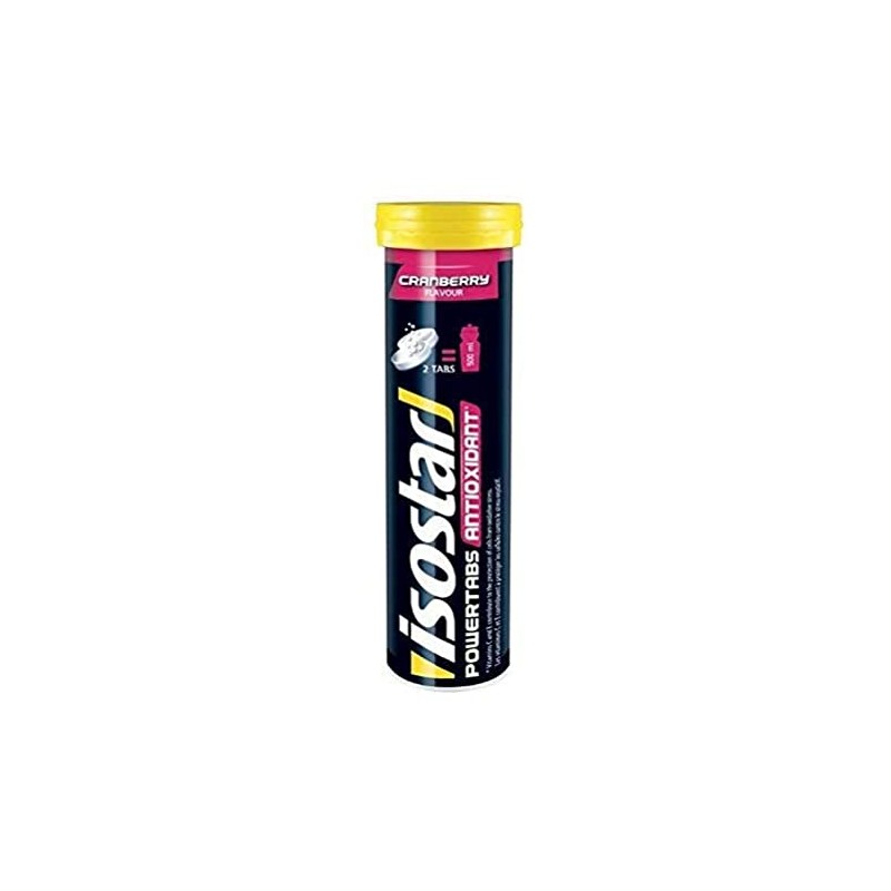 Isostar Powertabs isotonisches Getränk, Preiselbeere, 120 g