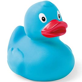 eBuyGB Rubber Duck Floating Bath Time Toy for Children, Light Blue, Pack of 2