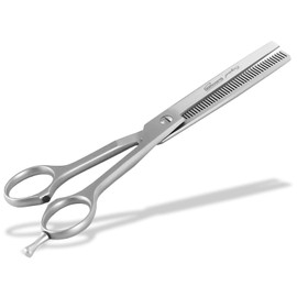 Modelling Scissors from Solingen Thinning Scissors Hair Scissors Made in Germany Hairdressing Scissors with One-Sided Teeth Scissors Made of High-Quality Stainless Steel for a Perfect Haircut (16.51 cm)